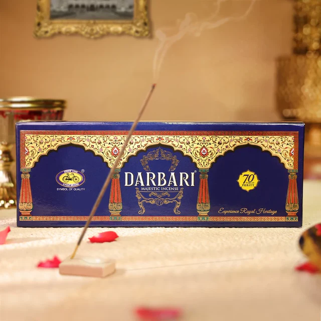 0-800x800 Darbari Incense Sticks: Set of 2 fragrances (Red & Blue) - Image 1